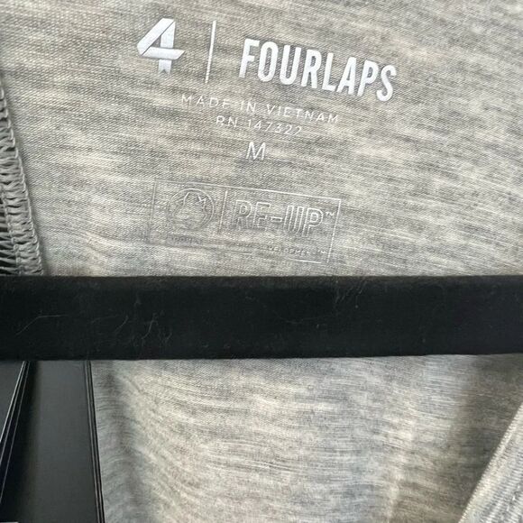 Fourlaps Surge Sleeveless Tank Top In Heather Grey - Medium NWT - Picture 9 of 13